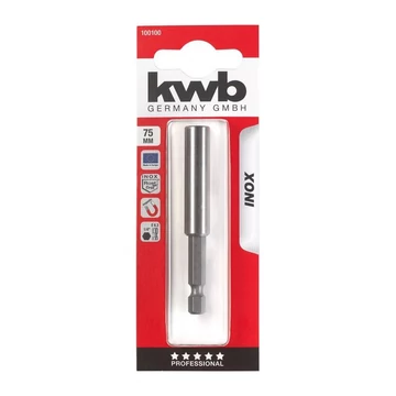 Mágneses bittartó adapter rugós kapocssal  1/4 58 mm KWB