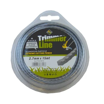 Damil szögletes Trimmer Line Platin-Trim Silver 3,0mm*12m