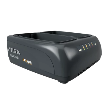 STIGA dupla akkumulátortöltő EC 415 D