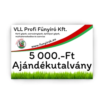 Ajándékutalvány 5 000 Ft