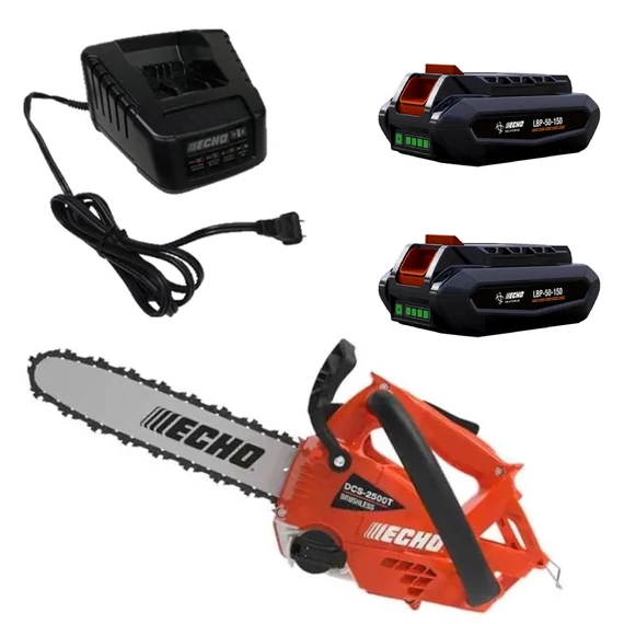 Akkumulátoros láncfûrész ECHO DCS-2500T + 2db akkumlátor + töltõ