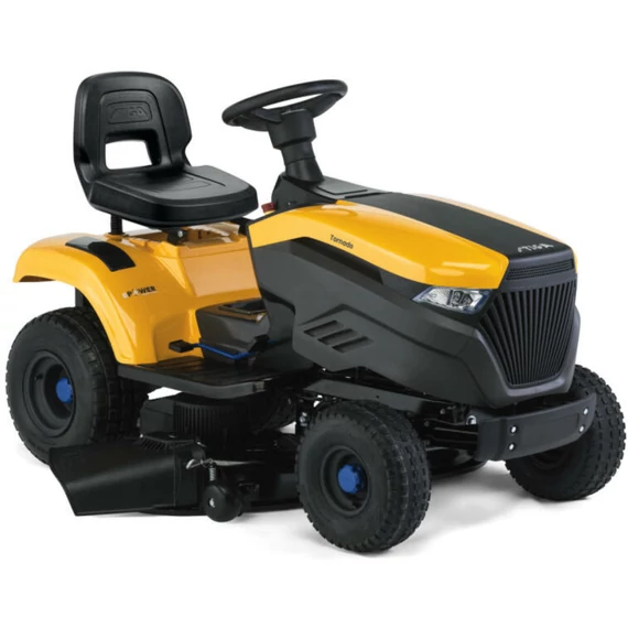 STIGA akkumulátoros oldalkidobós fűnyíró traktor TORNADO 7108e
