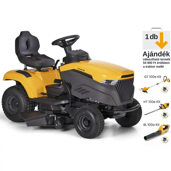 Fûnyíró traktor oldalkidobós Stiga TORNADO 398